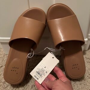 a new day platform sandals